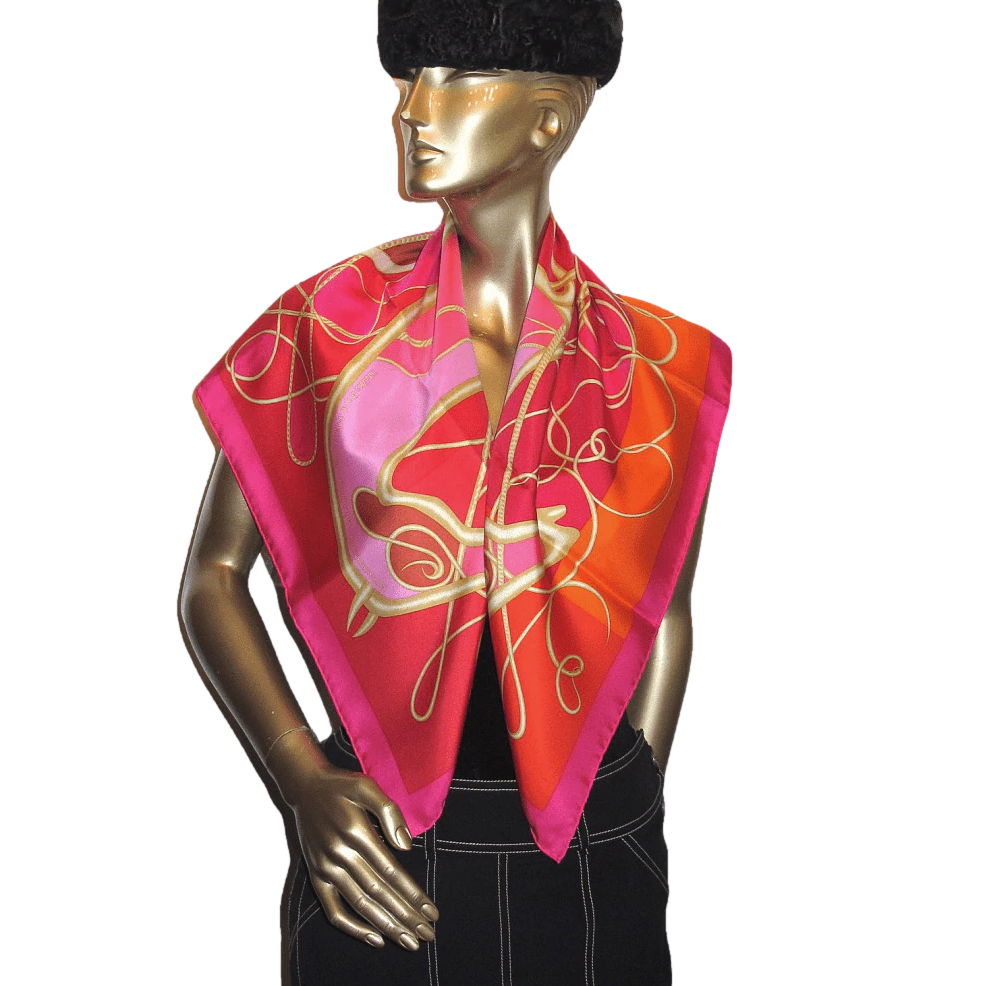 Hermes 2014 Special Ltd Issue "Coup de Fouet" for La monnaie Exclusive Twill 90cm