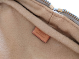Hermes Vintage 1979 Toile H & Natural Cow Boots Bag - Sac Equitation pour Bottes