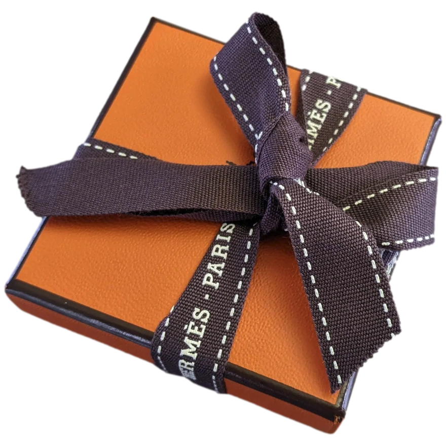 Hermes [73] 2019 Shiny Permabrass "Curiosite Kelly Bag" Pendant Bag Charm