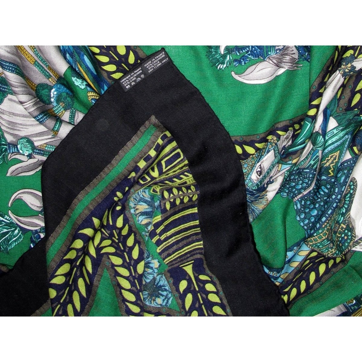 Hermes CW01 Black Green Matte Blanc La Danse du Cheval Marwari 