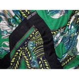 Hermes CW01 Black Green Matte Blanc La Danse du Cheval Marwari Cashmere Shawl 140 - poupishop