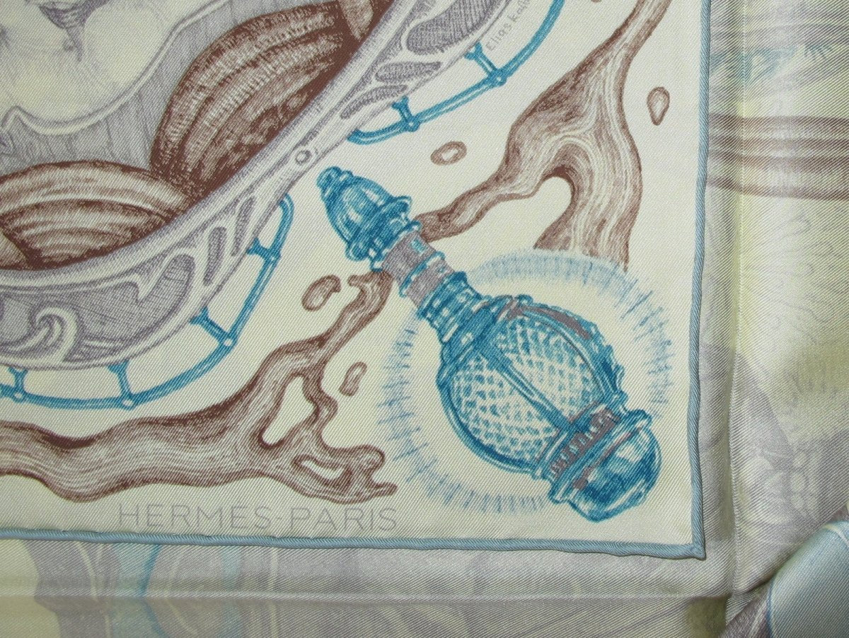 Hermes cw02 Sulfur/Yellow/Duck Limited Special Title Issue THE HORSCARS Horsawards Twill 90cm, Rare, NIB! - poupishop