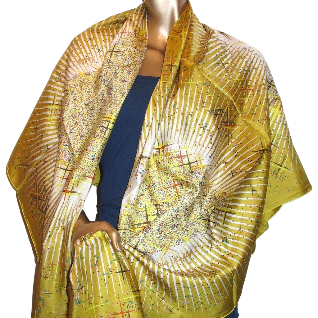 Hermes cw03 Curry/Blanc/Rouge Magic Kelly Carre Geant Silk 140 