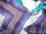 Hermes cw05 White Truquoise Indigo Couvertures et Tenues de Jour Twill Plume 140, New! - poupishop