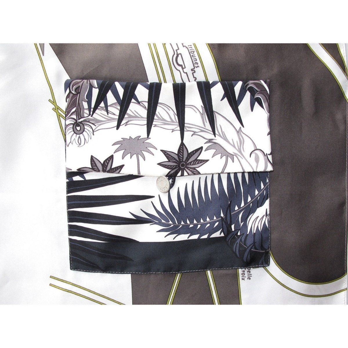 Hermes cw11 Petit H Mythiques Phoenix Twill Silk Shopping Bag - poupishop