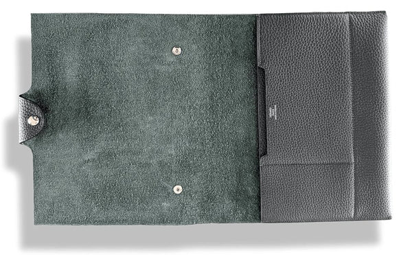 Hermes Dark Green Togo Calfskin ULYSSE NEO MM NoteBook Cover, BNWTIB! - poupishop
