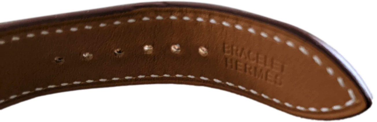 Hermes [M03] Barenia "Double Tour Cape Cod" Watch Large Model 37 mm