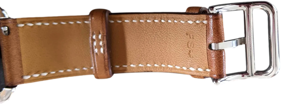 Hermes [M03] Barenia "Double Tour Cape Cod" Watch Large Model 37 mm