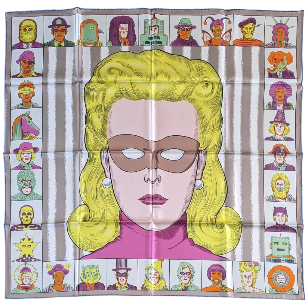 Hermes [G4] Rouge/Rose/Gris Perle Dress Code by Daniel Clowes