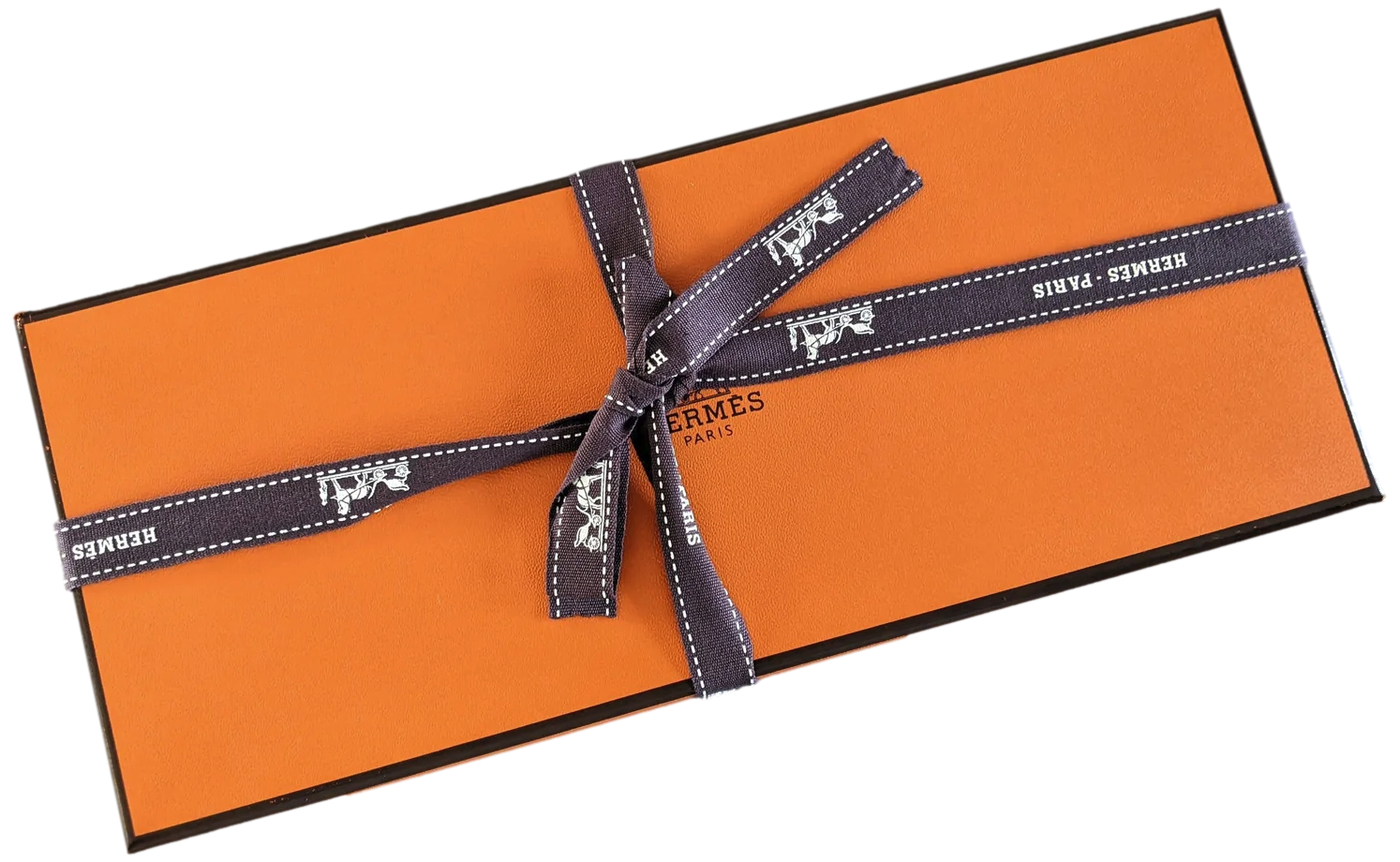 Hermes [G3] Marine/Jaune/Multi "Dress Code" by Daniel Clowes Twill Gavroche Pocket Scarf 45 cm