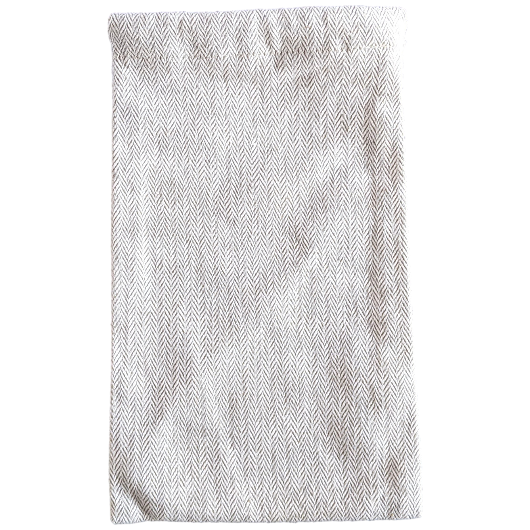 Hermes [H03] Toile Chevron Dust Cover Bag Herringbone Canvas 13,5 x 22 cm