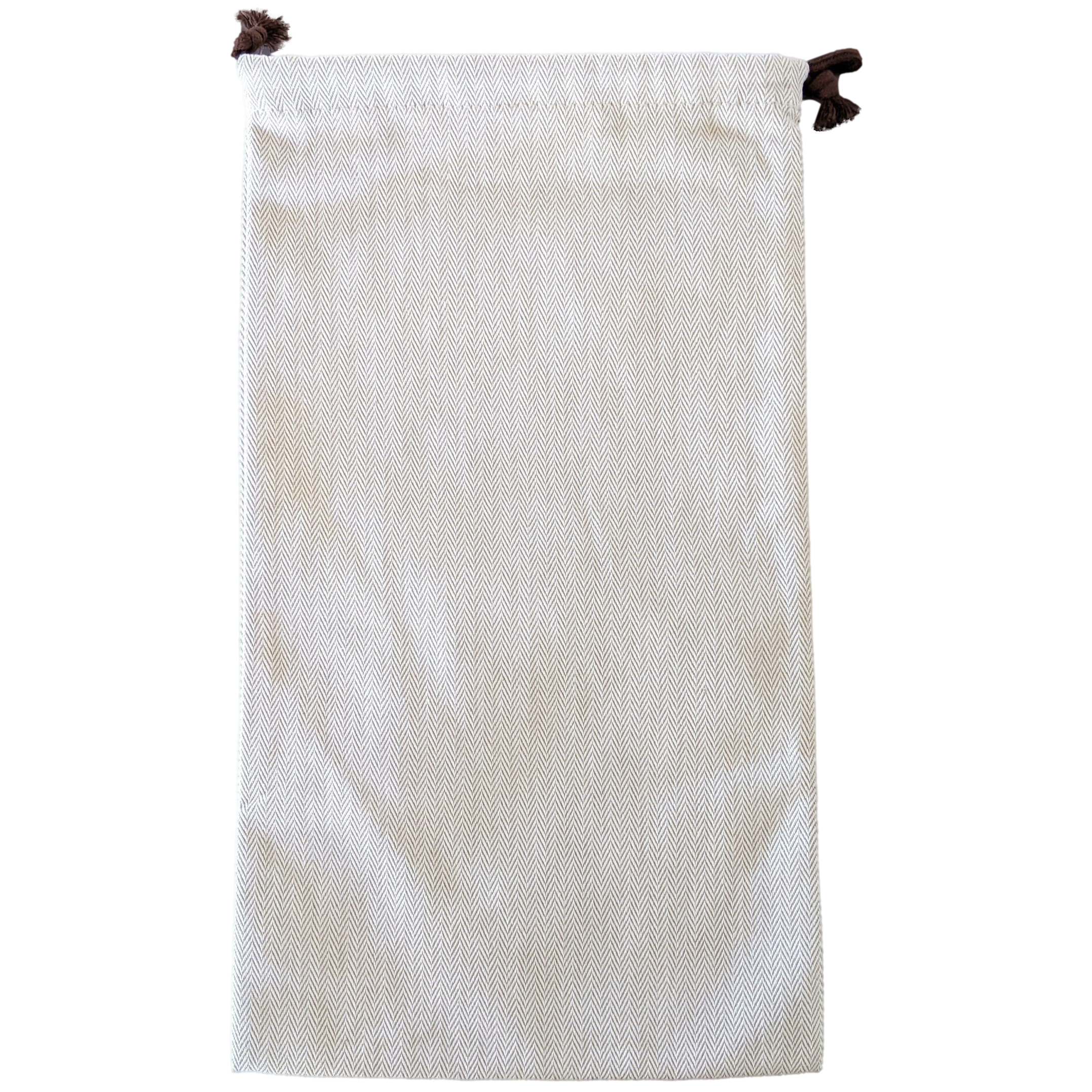 Hermes [H11] Toile Chevron Dust Cover Bag Herringbone Canvas 20 x 36 cm