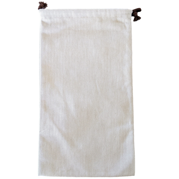 Hermes [H11] Toile Chevron Dust Cover Bag Herringbone Canvas 20 x 36 cm
