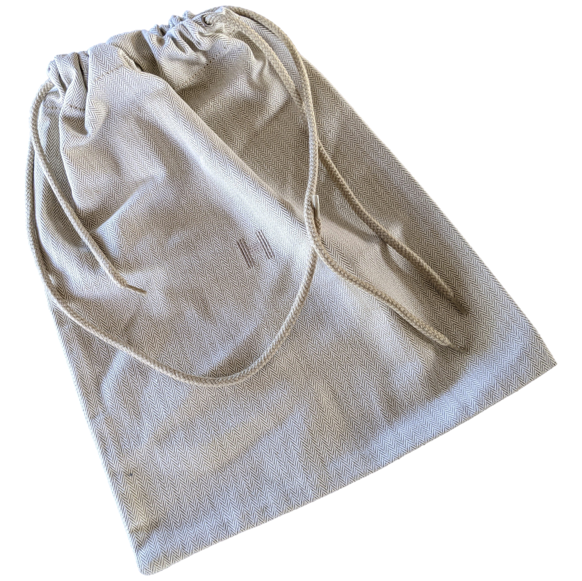 Hermes [H09] Toile Chevron Dust Cover Bag Herringbone Canvas 28,5 x 36 cm