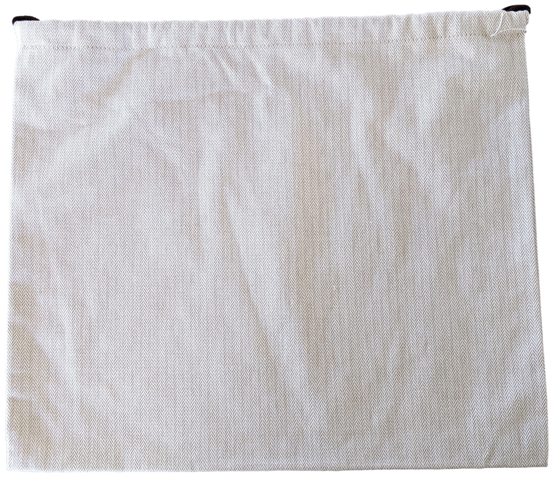 Hermes [H15] Toile Chevron Dust Cover Bag Herringbone Canvas 38 x 32 cm