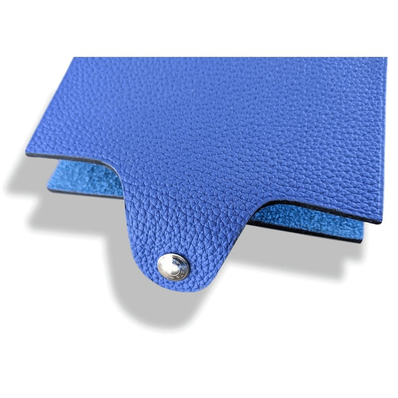 Hermes Electric Blue Togo Calfskin ULYSSE MINI NoteBook Cover BNIB!