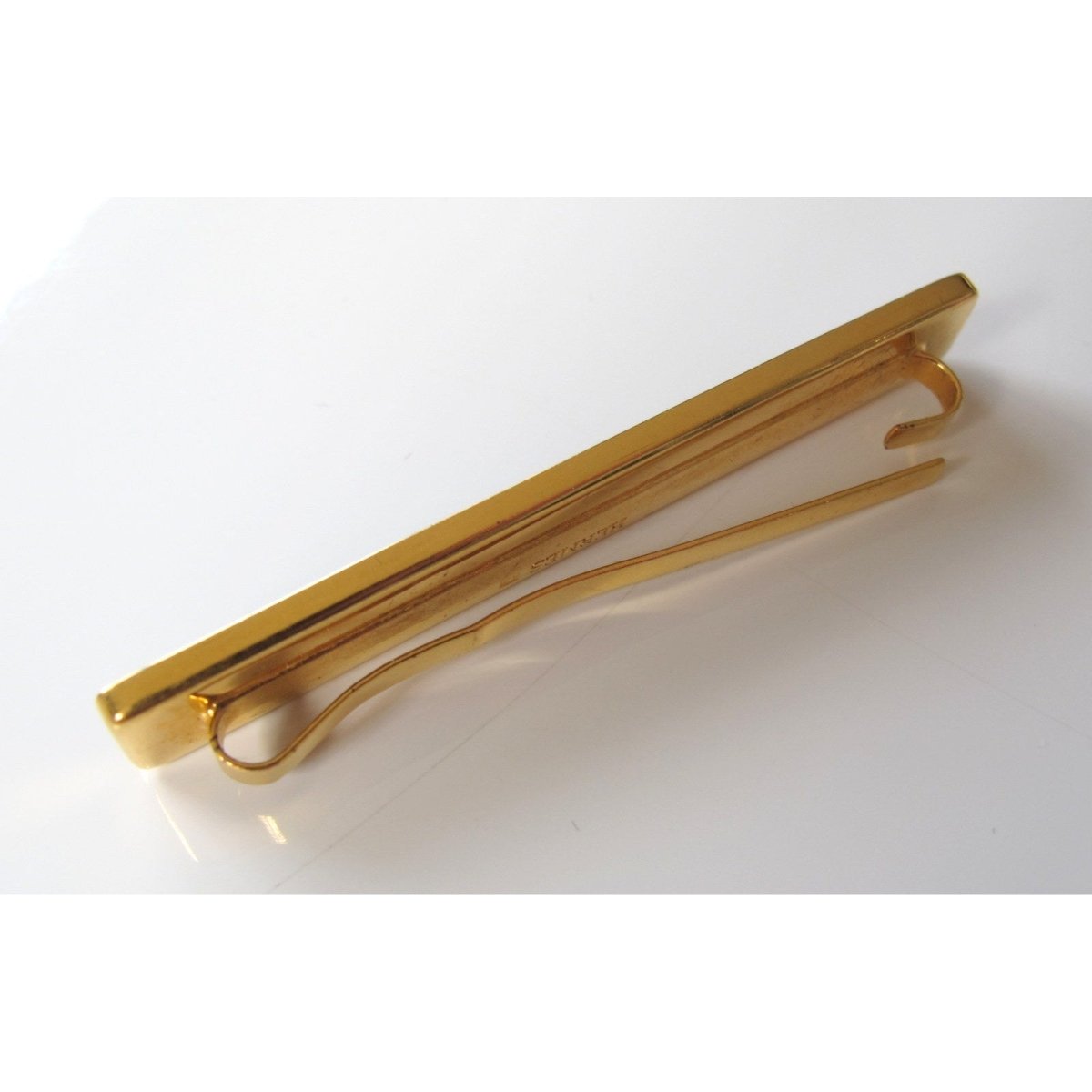 Hermes Enamel and Plated Gold 24k Tie Pin, NIB! - poupishop