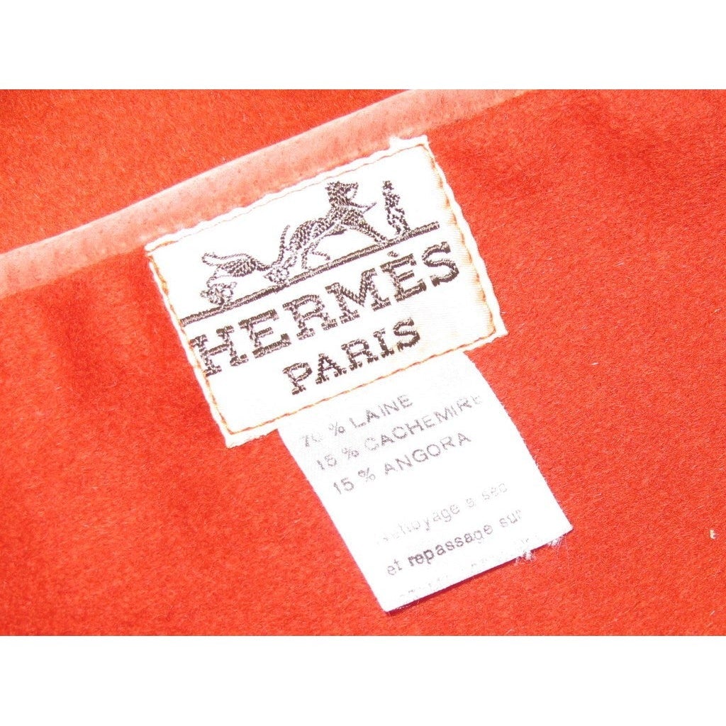 Hermes Exceptional Leaves A Walk in the Park Embroidered Plaid - poupishop