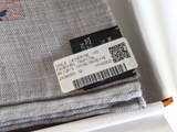 Hermes [C214] Gris chine/Rose/Vert "Faubourg Tropical" by Octave Marsal and Théo de Gueltzl Cashmere Shawl 140