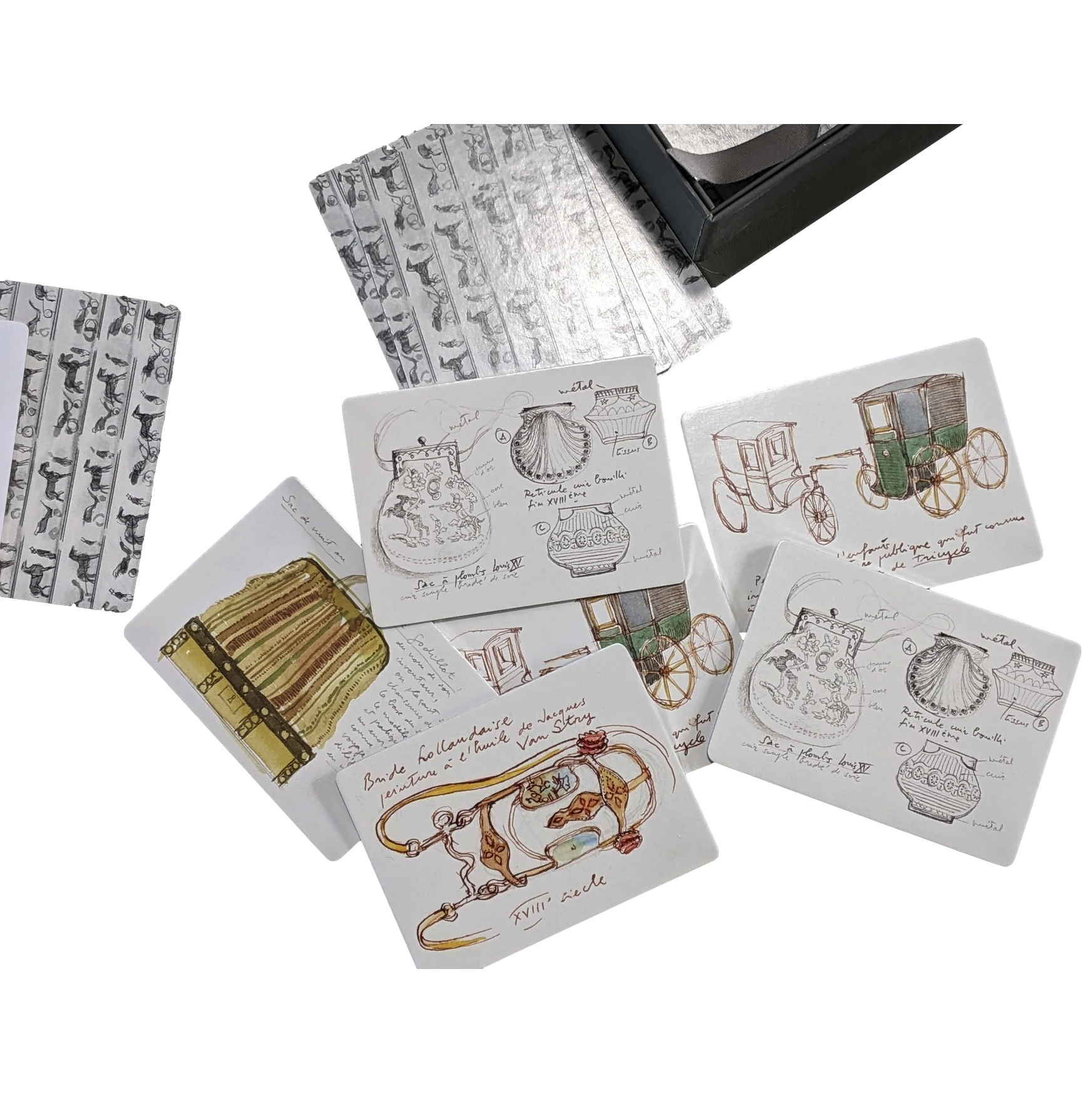 Hermes La Collection Emile Hermes "Find a Pair" Memory Cards Game