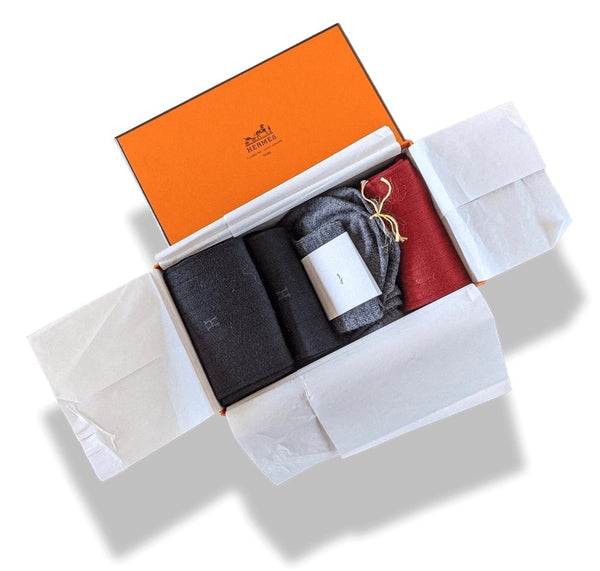 Hermes Fine Rib Virgin Wool MEN KIT 4PCS SOKS, BWTIB! - poupishop