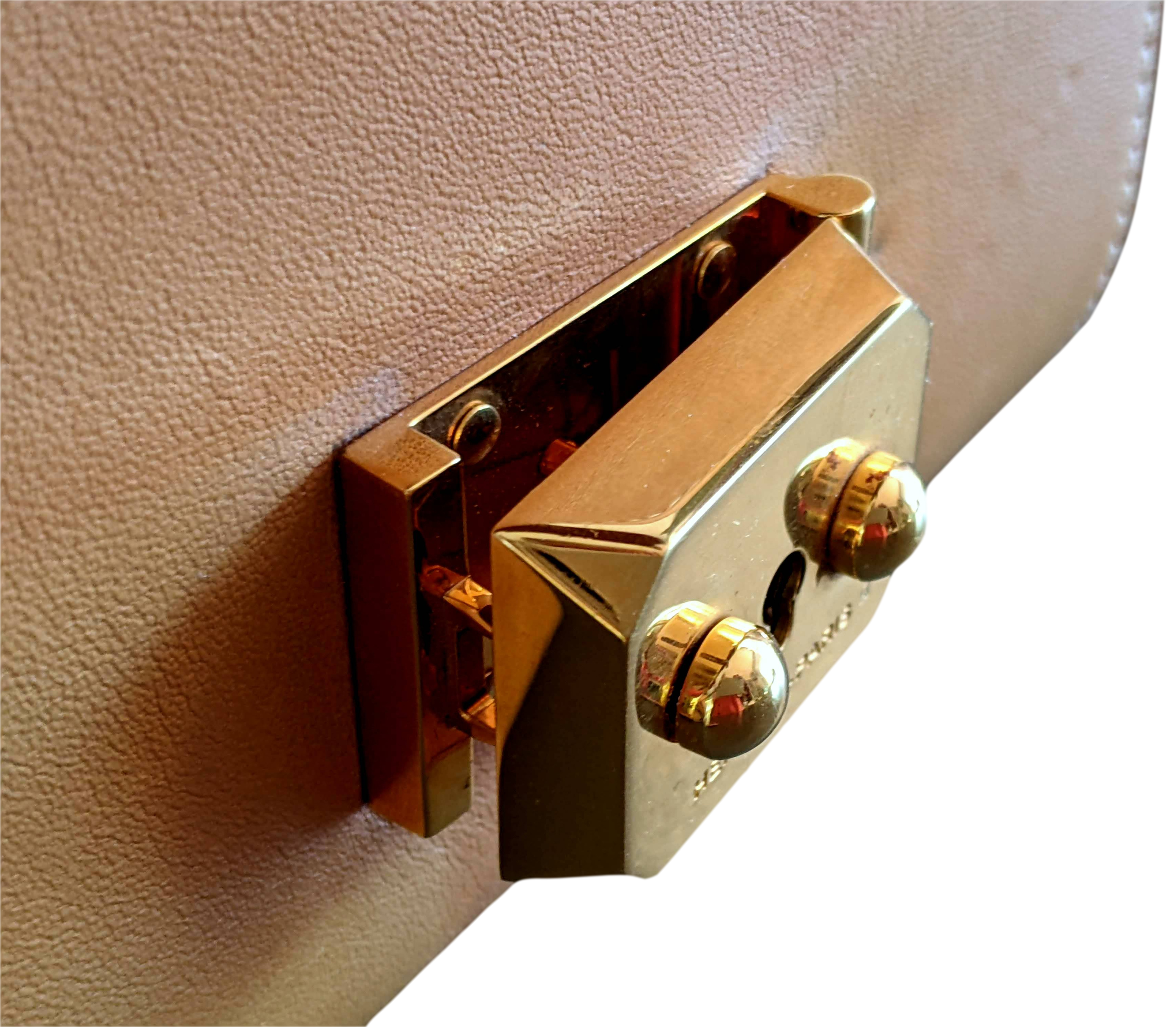 Hermes 1993 Vintage Calf " Flap Gusseted Suitcase " Valise Mallette, Exceptional and RARE !