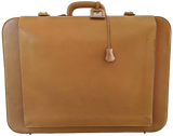 Hermes 1993 Vintage Calf " Flap Gusseted Suitcase " Valise Mallette, Exceptional and RARE !
