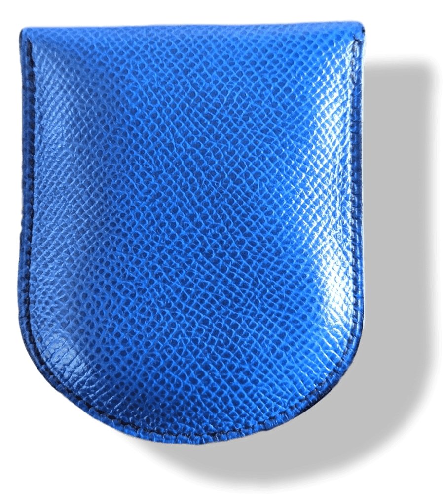 Hermes Foldable Horse Nail Cleaner IN THE POCKET in Blue Leather Epsom Case, BNIB! - poupishop
