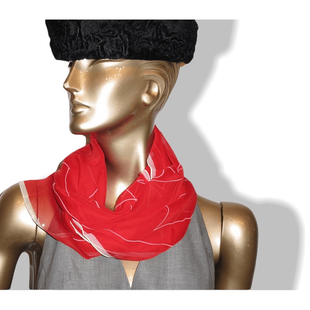 Folon & Hermes for the Marriage Valesca Dorst with Mathias Guerrand-Hermès in Marrakech Scarf 90