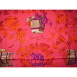 Hermes for Louis Roederer Champagne Fuchsia Vendanges Exclusive Limited Twill scarf, NIB, Rare! - poupishop