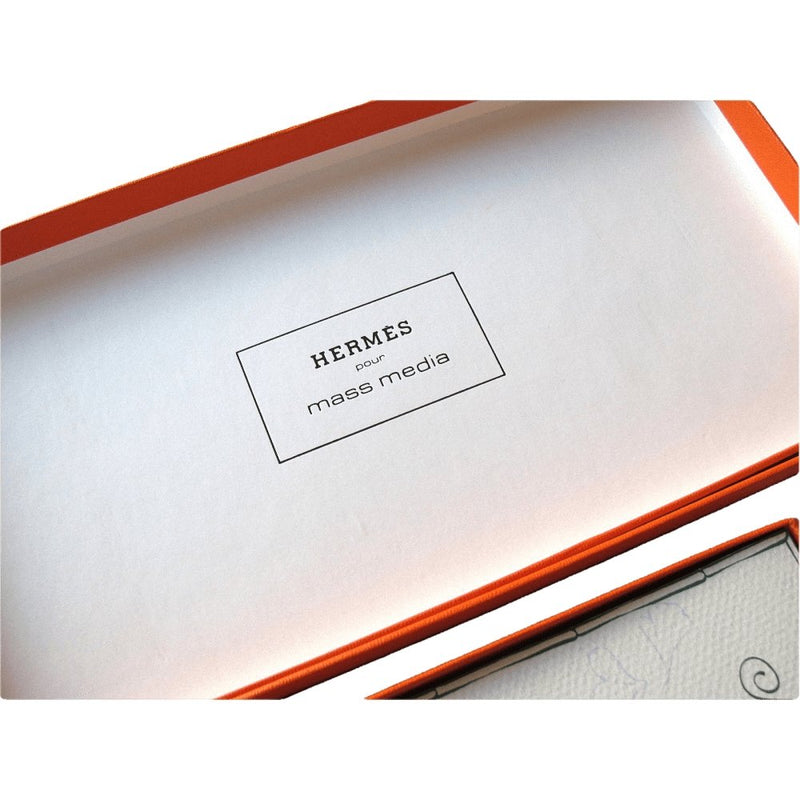 Hermes for Mass Media Set of 2 China Menu Place Cards with 12 Frog