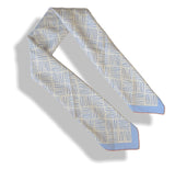 Hermes for Vivendi 1996 Baby Blue Special Issue Twill Silk Scarf 90cm, Mint in Box! - poupishop