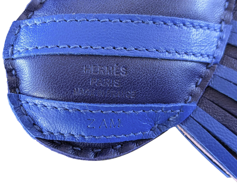 Hermes Bleu/Bleu/Rose Accessoire de Sac "Geegee Savannah" Bag Charm