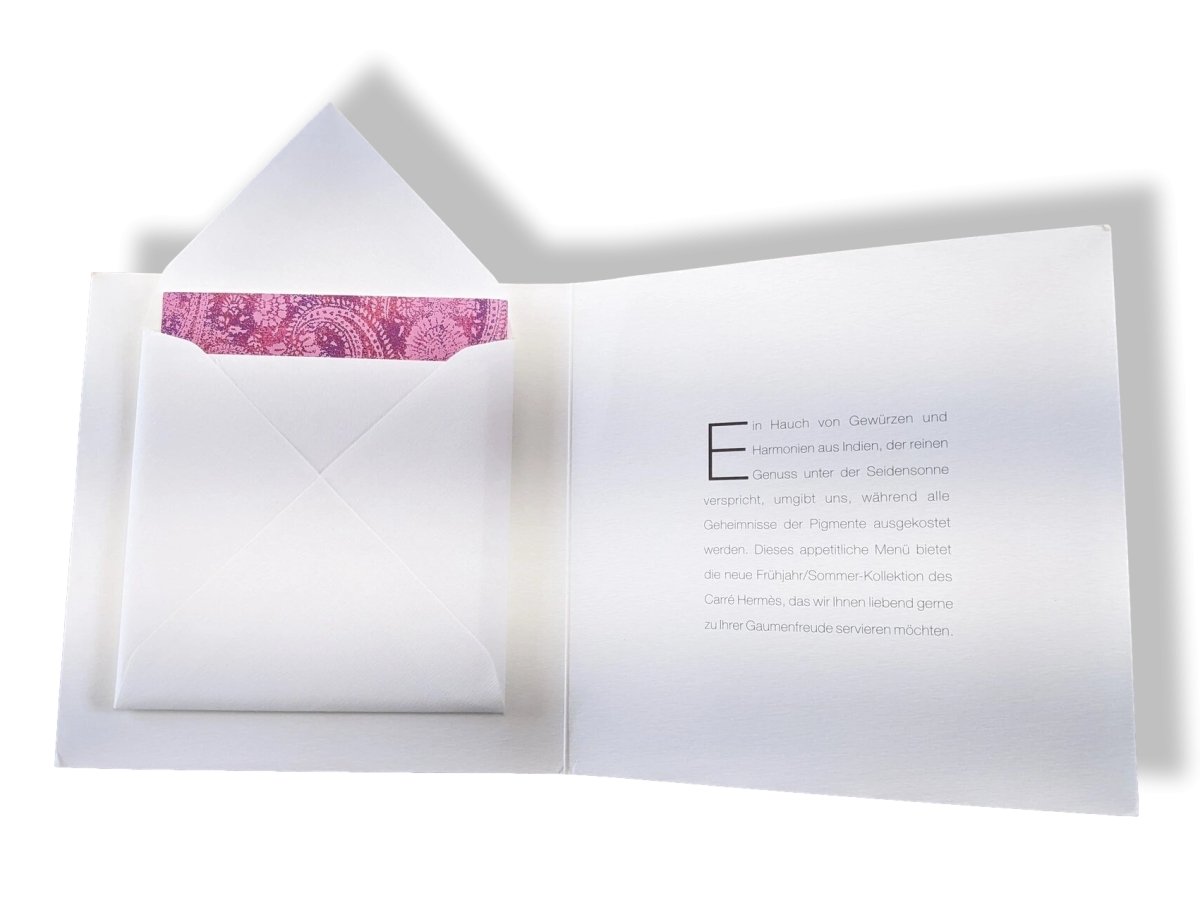 Hermes German Speaking Papier 2008 Spring - Summer Booklet with White Pochette! - poupishop