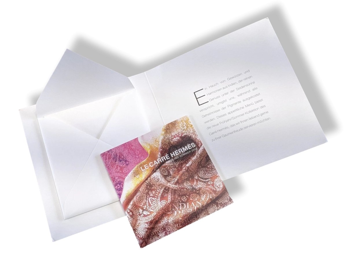 Hermes German Speaking Papier 2008 Spring - Summer Booklet with White Pochette! - poupishop