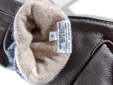 Hermes [GL08] Men's Ebene Deer/Cashmere Cerf GANTS HOMME CLOUS DE SELLE Gloves, BNWTIB! - poupishop