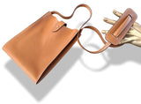 Hermes Gold Lambskin Leather Xtra Supple UNIFORME Crossbody Pochette Bag, BNIB! - poupishop