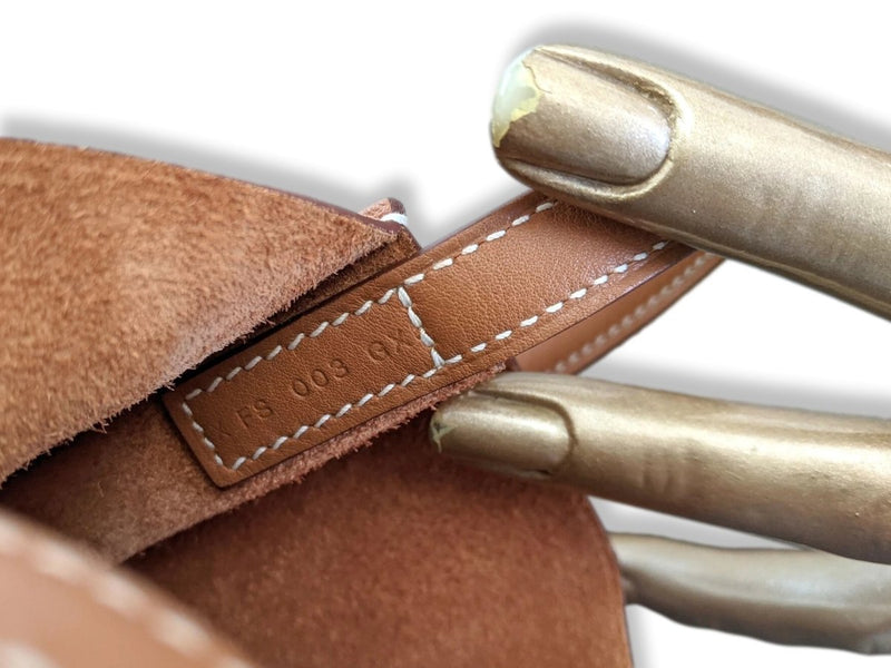 Hermes Gold Lambskin Leather Xtra Supple UNIFORME Crossbody Pochette Bag, BNIB! - poupishop