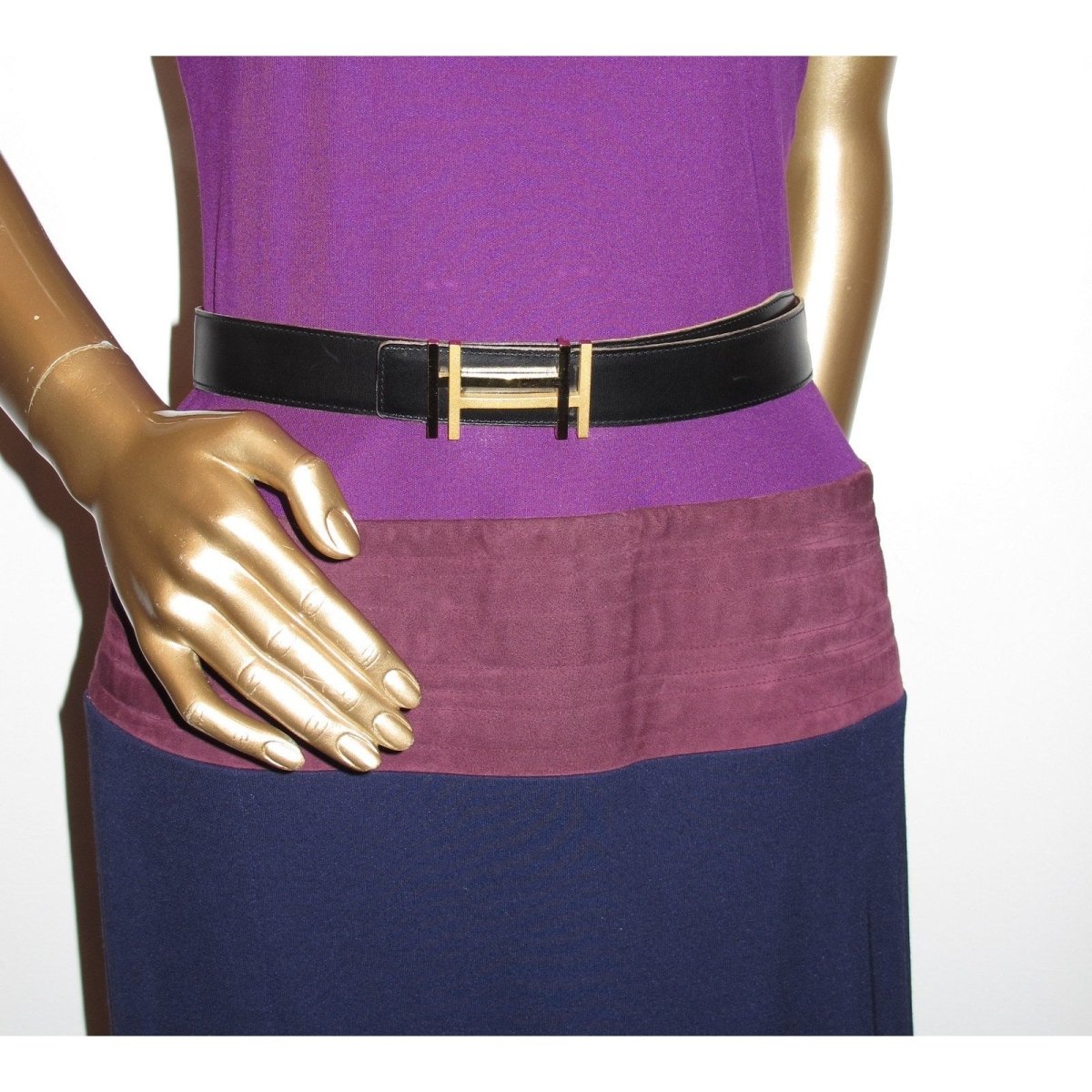 Hermes Gold Shiny/Matt H au Carre Buckle 32 mm - poupishop