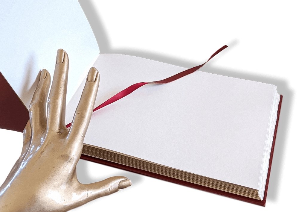 Hermes Gold/Burgundy Box Calsfskin Leather LIVRE D'OR Rare, BNIB! - poupishop