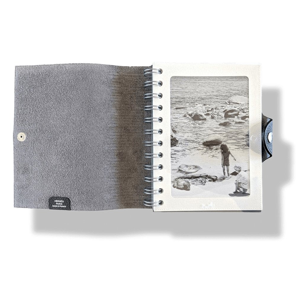 Hermes Graphite Togo Calfskin CAHIER ULYSSE PM + Refill PHOTOS NoteBook, BNWTIB! - poupishop
