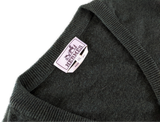 Hermes Men's Vert Chasse 100% Cashmere Classic V-Neck Sweater SzXXL