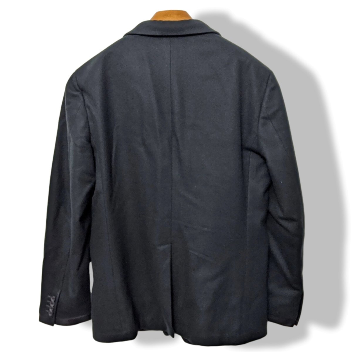 Hermes Green Chasse 100% Wool Men's Jacket with Lamskin Details Sz56, Pur Luxe! - poupishop