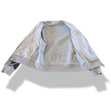 Hermes Green/Grey/Blue/Brown Double Plisse Bomber Jacket SzL, BNEW! - poupishop