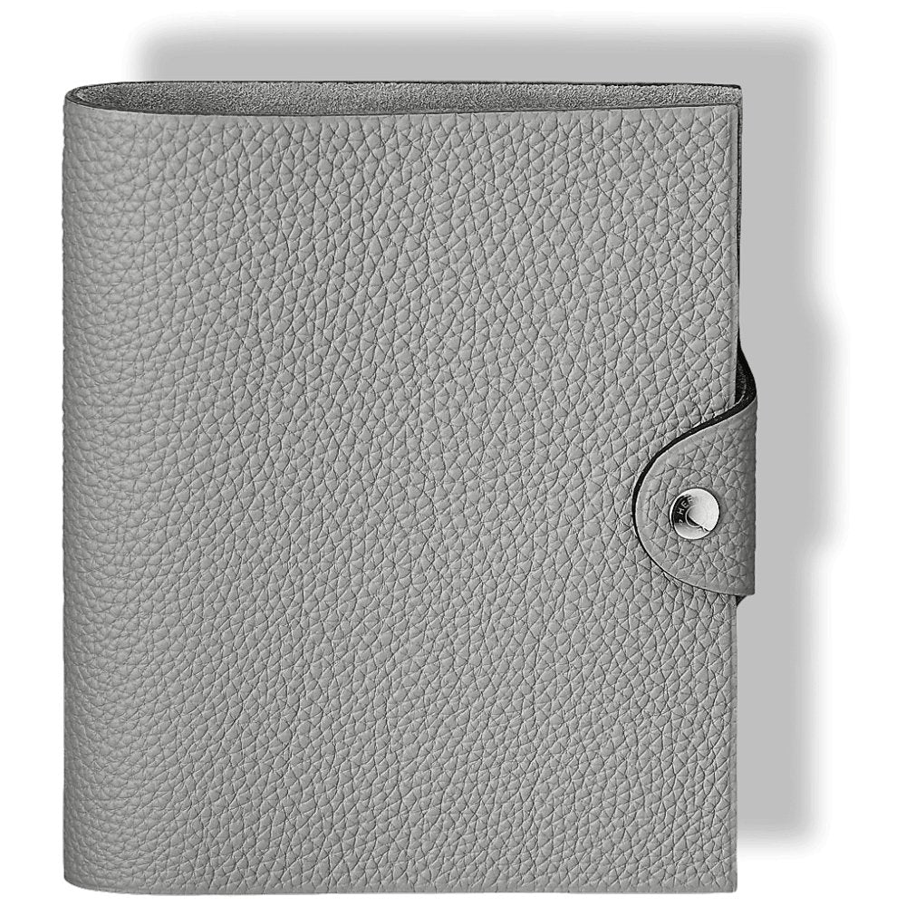 Hermes Gris Mouette Togo Calfskin ULYSSE MM NoteBook Cover, NWTiB! - poupishop