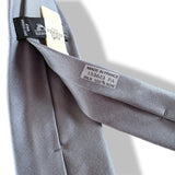 Hermes Gris Perle UNIE CHEVRON Silk Tie 7cm, NWT - poupishop