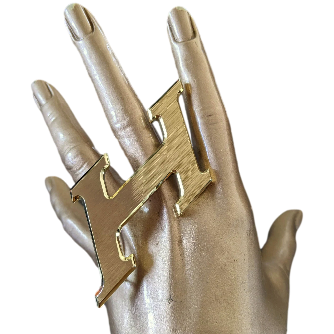 Hermes Permabrass "H Speed" Belt Buckle 32 mm