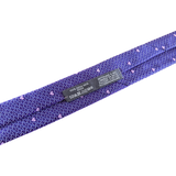 Hermes Violet/Rose "Heart" 100% Thick Silk Tie 8cm