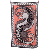 Produits Hermes Vintage "Hippocampes" Tapis de Plage Terry Beach Towel 90 x 150 cm