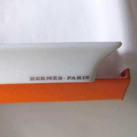 Hermes Home 2000 Set of 4 Limoges Porcelain Africa Ashtrays, NIB! - poupishop